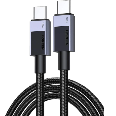 UGREEN 45063 USB-C to USB-C PD Fast Charging Cable 5A Max Space Gray 1m L512 image