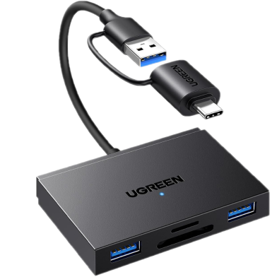 UGREEN 45167 4-in-1 USB-C USB-A Card Reader CM812 image