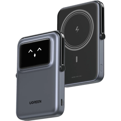 UGREEN 45327 10000mAh 20W Uno Magnetic Wireless Power Bank Grey PB572 image