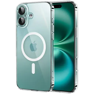 UGREEN 45921 Classy Transparent Magnetic Protective Case for iPhone 16 Upgraded Version ( Transparent) CA109 image
