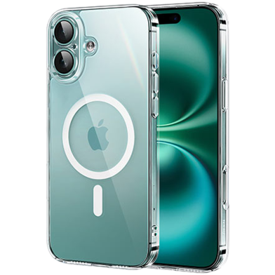 UGREEN 45922 Classy Transparent Magnetic Protective Case for iPhone 16 Plus Upgraded Version ( Transparent) CA110 image