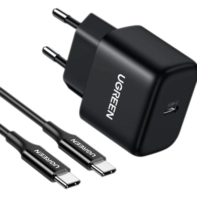 UGREEN 50581 PD Mini Fast Charger 25W European Standard Plus 80145 2M C TO C Cable CD250 image
