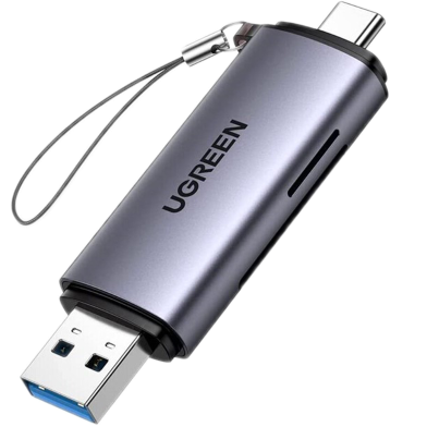 UGREEN 50706 USB-C TF Plus SD Card Reader With USB Power CM185 image