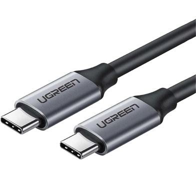 UGREEN 50751 USB 3.1 Type C Male to Type C Male Cable Nickel Plating Aluminum Shell 1.5m (Gray) US161 image