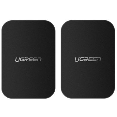 UGREEN 50869 Rectangular Metal Plate for Magnetic Phone Stand 2 Pack (Black) LP123 image