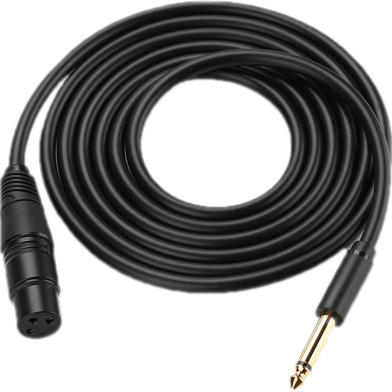 UGREEN 6.5mm to Cannon Female AV Cable 5m (Black) AV131 image