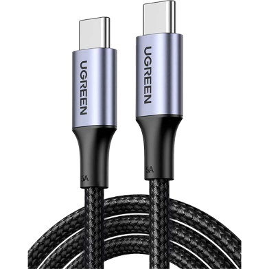 UGREEN 70429 USB-C Cable Aluminum Case with Braided 2m (Black) US316 image