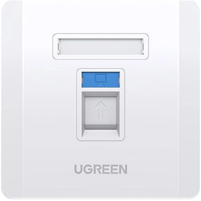UGREEN 80180 Single-Port Wall Plate 1 Pcs NW144 image
