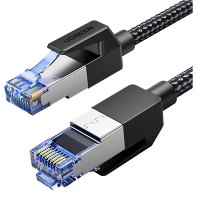 UGREEN 80432 CAT8 Shielded Round Braided Cable Modular Plugs 3m NW153 image