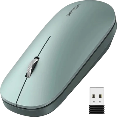 UGREEN 90374 Portable Wireless Mouse (Green) MU001 image