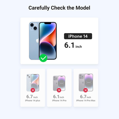 UGREEN 90938 Classy Transparent Enhanced Protective Case for iPhone 14 ( Transparent) LP617 Slide 5