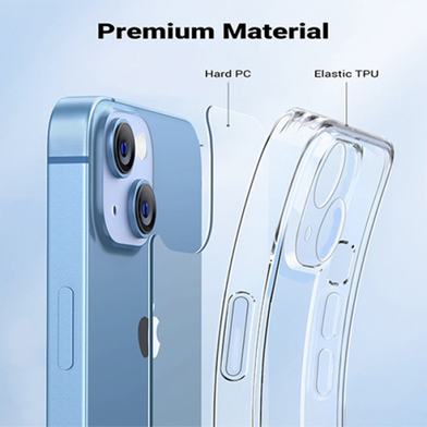 UGREEN 90938 Classy Transparent Enhanced Protective Case for iPhone 14 ( Transparent) LP617 Slide 2