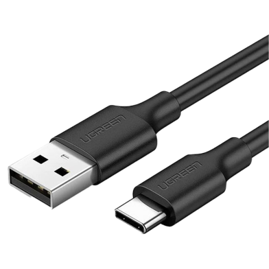 UGREEN USB-A 2.0 to USB-C Cable Nickel Plating 0.25M (Black) image