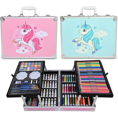 UNICORN 145 Pcs Art Painting/Drawing Set For Kids, Beginner and Artists image