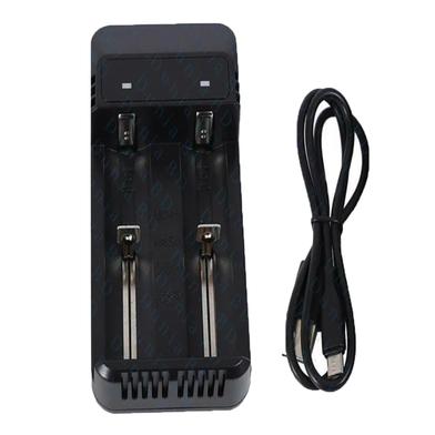 USB Dual Slot Smart Charger for Lithium Battery image