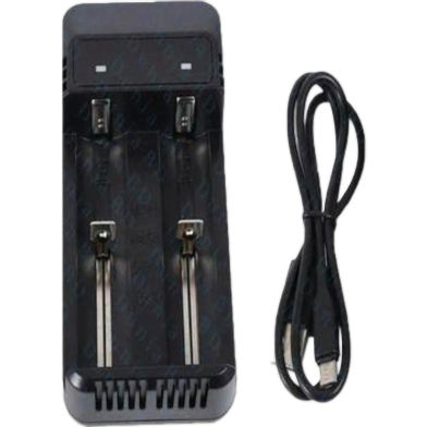 USB Dual Slot Smart Charger for Lithium Battery image
