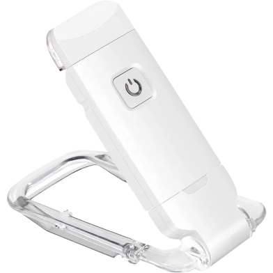 USB Rechargeable LED Book Reading Light/ Portable Bookmark Eye Protection Bedside Clip Lamp image