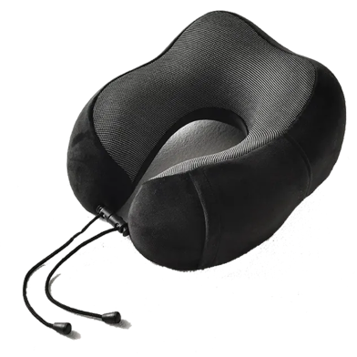 U Shaped Memory Foam Neck Pillows Soft Travel Pillow Massage Neck Pillow Sleeping Airplane Pillow Cervical Bedding - Neck Pillow (Brown). image