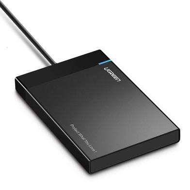 Ugreen 30847 2.5 Inch Hard Drive Box with Built-in USB 3.0 Cable image