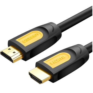 Ugreen HD101-60357 HDMI Male to Male Black-Yellow 20 Meter HDMI Cable image