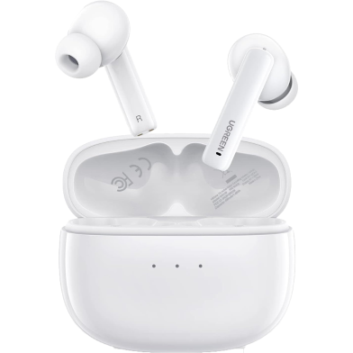 Ugreen HiTune T3 Active Noise-Cancelling Wireless Earbuds (White) image