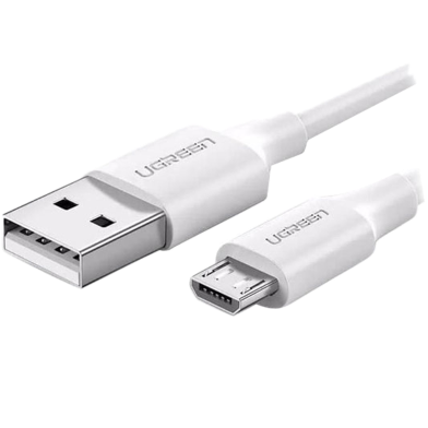 Ugreen US289-60142 USB 2.0 Male to Micro USB 1.5m Data Cable White image