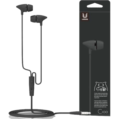 UiiSii C100 In-ear Earphone With MIC - Black image