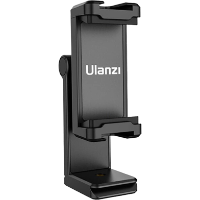 Ulanzi ST-22 360º Rotatable and Tilting Phone Holder for Tripod - With 2 Cold Shoe Mounts image