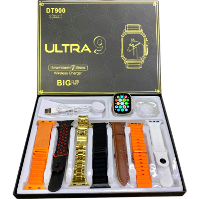 Ultra 9 Smart Watch 7 Straps Dt900 image