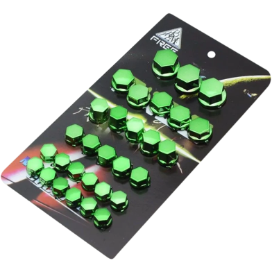 Universal Decorative Bolt Screw Cover Cap For Motorcycle Ornamental Molding 30 Pcs image