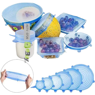 Universal Silicone Stretch Lids Set –6-Pcs image