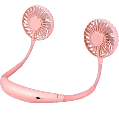 Upgrade Hang Neck Fan Pink image