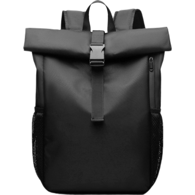 Urbanflex Waterproof Roll Top Backpack Black image