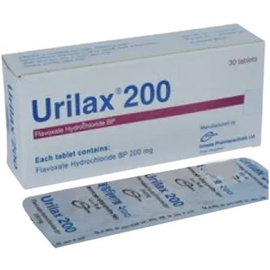 Urilax 200 mg Tablet 10's Strip image
