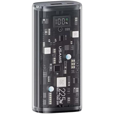 Usams US-CD189 Transparent Digital Display Power Bank 9000mAh image
