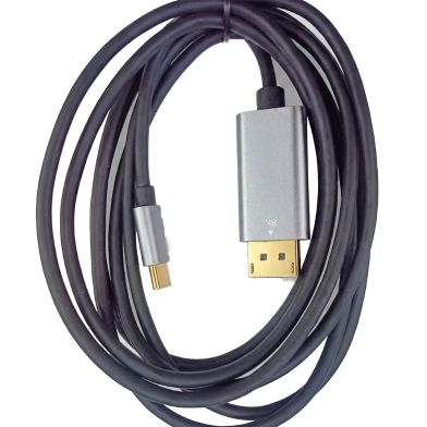 Usb-C To Displayport Cable | 8k@60hz And 4k@144hz | Dp 1.4 | Thunderbolt 3/4 Compatible | For Macbook Pro, Samsung And Huawei image