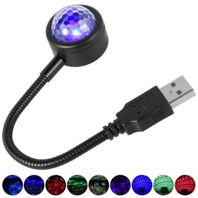 Usb Car Roof Star Night Projector Light Sound Activated Led Interior Lamp, 4 Colors 9 Functional Modes, Adjustable Romantic Atmosphere Ambient Light-plug And Play - Dj Light image