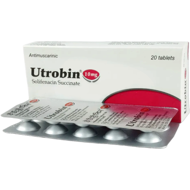 Utrobin 10 mg Tablet 10's Strip image