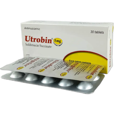 Utrobin 5 mg Tablet 10's Strip image