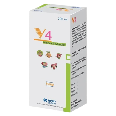 V4 Syrup 100 ml bottle image