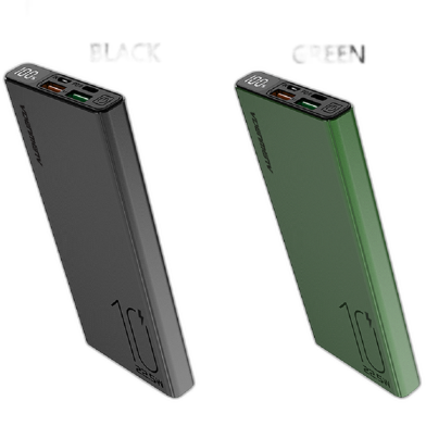 VDENMENV DP06 Fast Charging 10000mAh Power Bank With Digital Dispaly Support 3.0 22.5W Plus PD 18W Output image