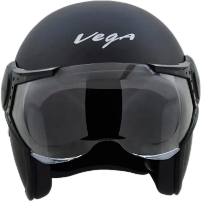 VEGA Jet Star W Visor Black Helmet image
