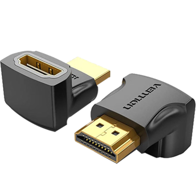 VENTION AINB0 HDMI 270 Degree Male To Female Adapter Black image