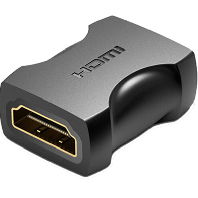 VENTION AIRB0 HDMI Female to Female Coupler Adapter Black 4K image