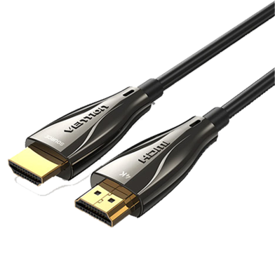 VENTION ALABT Optical HDMI Male to Male HD Cable 30M Black Zinc Alloy Type image