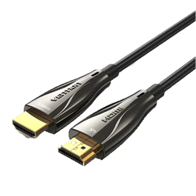VENTION ALABV Optical HDMI Male to Male HD Cable 40M Black Zinc Alloy Type image