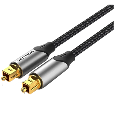 VENTION BAVBI Optical Fiber Audio Cable Aluminum Alloy Type 3M Black image