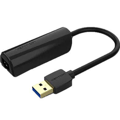 VENTION CEHBB USB 3.0 To Gigabit Ethernet Adapter ABS Type Black 0.15m image