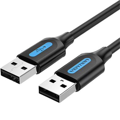 VENTION COJBI USB 2.0 A Male to A Male Cable 3M Black PVC Type image