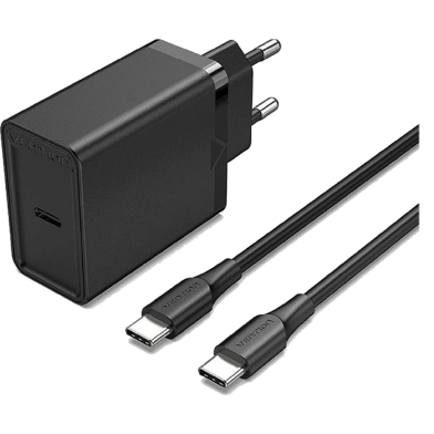VENTION FAHBF-EU 1-port 25W USB-C Wall Charger Black image
